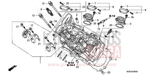 CULASSE (AVANT) VFR1200FDC de 2012